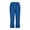 Blue, variant on Maean Women's Cotton Linen Capris Pants Casual Elastic Waist Ruffle Hem Loose Button Pleated Trendy Trousers