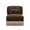 Black Brown, variant on Armless Sofa Leopard Chenille W/1 Pillow -Brown black