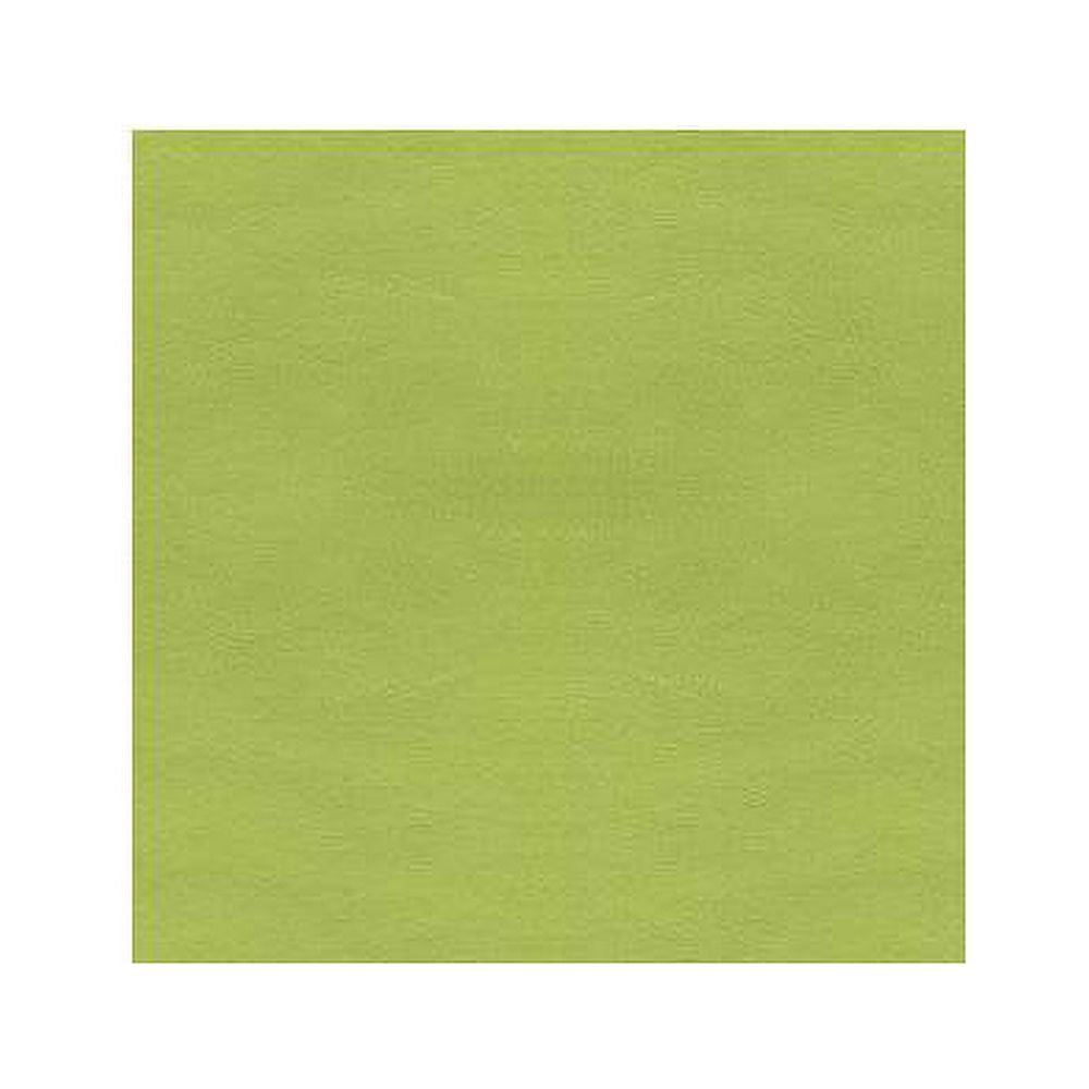 Single Pen Case in Nappa Leather with Tuck-In Flap (Key Lime Green)