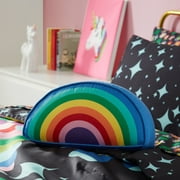Smarts & Crafts Home Kids Magical Rainbow Microfiber Decorative Pillow, Reversible