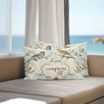 thumbnail image 2 of Vintage Bird Outdoor Pillow Covers Pack of 2 Love Floral Teal Blue Watercolor Waterproof Throw Pillow Covers Decorative Cushion Cases for Patio Garden Tent Balcony Couch 20x12 inch, 2 of 8
