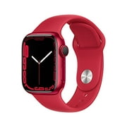 Refurbished Apple Watch Series 7 GPS, 41mm (Product) RED Aluminum Case with (Product) RED Sport Band - Regular