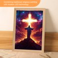 thumbnail image 4 of Pintura Jesús Lámpara Regalos Noche Led (Calidez), 4 of 9