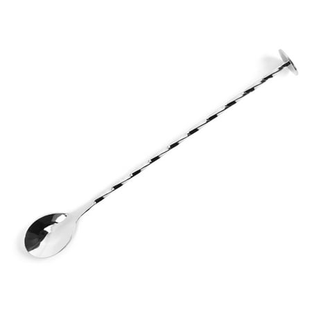 

Farfi Stirring Spoon Food Grade Rust-proof Stainless Steel Wine Cocktail Glassware Stirring Spoon Mini Gadget for Home (Silver)