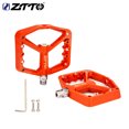 thumbnail image 3 of Soidarity ZTTO MG5 1 par de pedales de bicicleta de nailon, picos de eje de acero, pines reemplazables, pedales de bicicleta de superficie ancha, Ciclismo Rojo Soidarity OD002864-02B, 3 of 6
