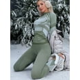 thumbnail image 5 of Sociala Thermal Underwear for Women, Long Johns Ski Cold Weather Gear Set Base Layer Warm Winter Top and Bottom Running, 5 of 5
