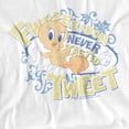 thumbnail image 2 of Looney Tunes Fweedom Women's T Shirt, White, Large, 2 of 6