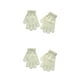 thumbnail image 1 of Minnieouse 1 par de guantes para niños, accesorio de ropa de estilo Simple, cómodo para exteriores, Color sólido, tejido, guante para niños Blanco 2Conjunto, 1 of 6