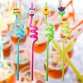 thumbnail image 3 of Neinkie 12Pcs/Set Reusable Drinking Party Straws Easter Straws Easter Party Reusable Straws Eggs Rabbit Chick Straws for Kids Easter Day Party Favors Birthday Party Supplies, 3 of 6