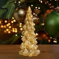 thumbnail image 1 of Árbol de Navidad de cristal con adorno navideño ligero decorativo Estatuilla para Suministros de fiesta, 1 of 8