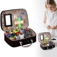 thumbnail image 2 of Cozival Portable Sewing Kit, Portable Sewing Kit with Large & Thin Needles, Handmade Quilting and Diy Craft Working Case, Quilting Tool Case, C, 2 of 9