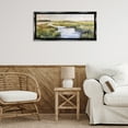thumbnail image 3 of Stupell Industries River Through Marshlands Landscape & Nature Painting Black Floater Framed Canvas Art Print Wall Art, 31 x 14, 3 of 10