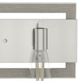 thumbnail image 3 of Hunter - Woodburn 4-light Brushed Nickel, Medium Size Vanity Light, Dimmable, Modern Style, for Bedrooms, Kitchens, Dining, Living Rooms - 19865, 3 of 6