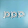 thumbnail image 2 of PinesC Accessoires pour Machine à Crème Glacée 3 en 1 Capuchons de Modélisation Blancs Pièce de Rechange Couvercles en Forme d'Étoile Accessoires de Machine à Crème Glacée Douce Remplacement Diamètre Intérieur 37mm une Couleur, 2 of 5