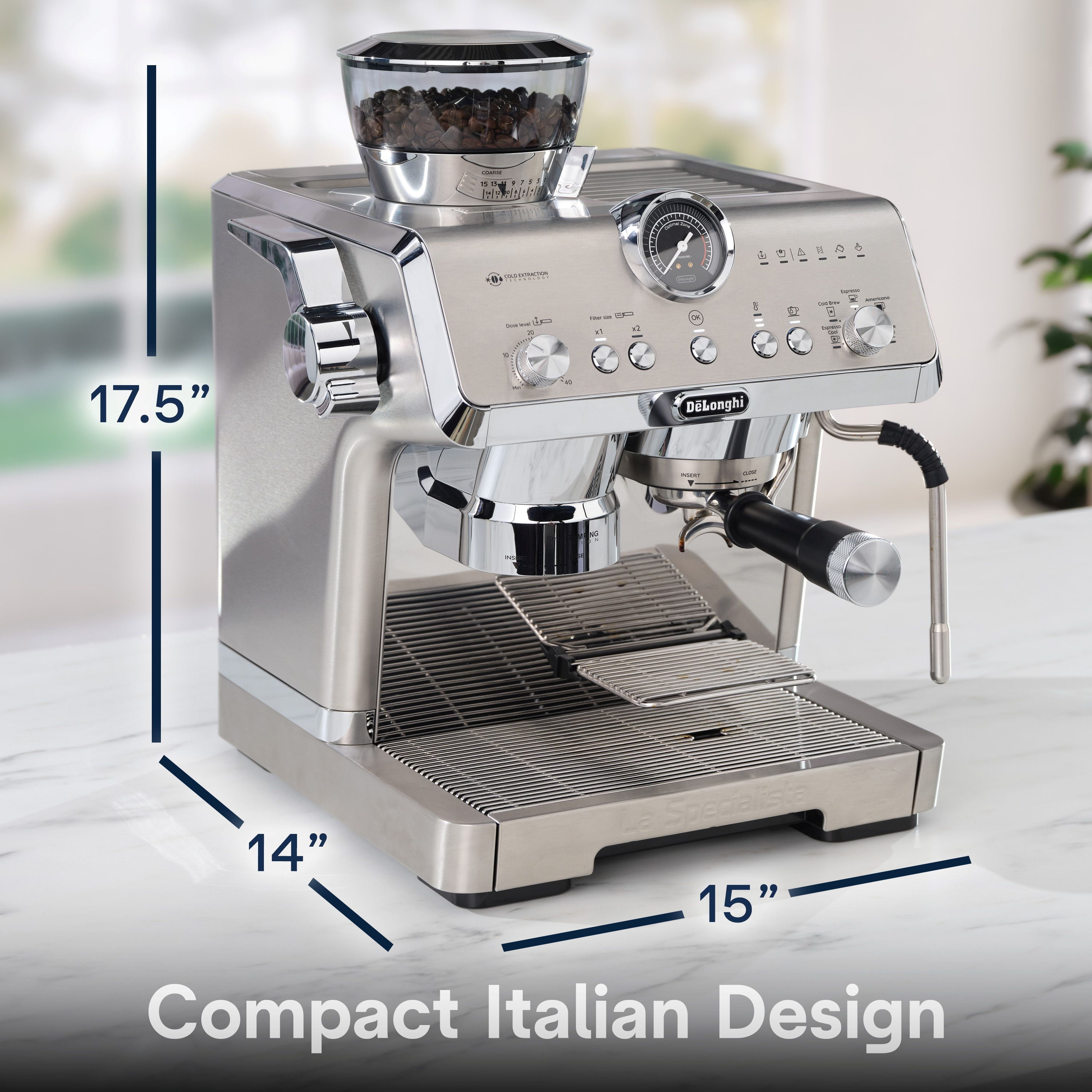 De'Longhi La Specialista Opera Espresso Machine with Cold Brew