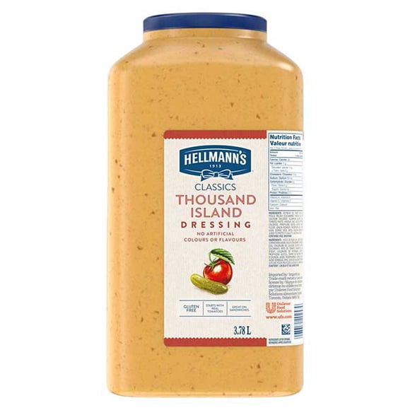 Hellmann's Vinaigrette Mille-îles Sans Gluten, 3,78 L