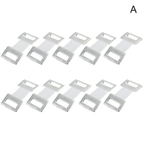 10pcs Replacement Elastic Bandage Stretch Metal Clips Fixation Hooks Clamps Coffee Colors White