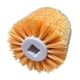thumbnail image 2 of Cepillo abrasivo de pulido de grano 80, herramienta de esmerilado, rueda de trefilado versátil Amarillo, 2 of 9