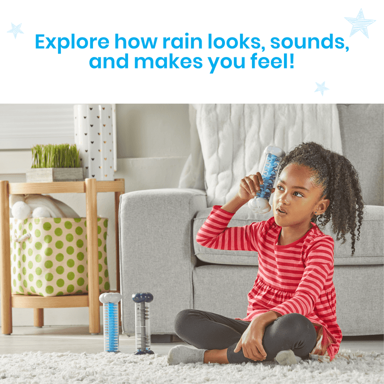 hand2mind Sounds of Rain Sensory Tubes, Set of 3 photo 3