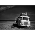 thumbnail image 2 of Depaepe, Yvette 24x18 Gold Ornate Wood Framed with Double Matting Museum Art Print Titled - Beached Bus, 2 of 4