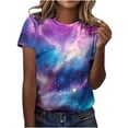thumbnail image 3 of TaTaai Unisex Casual Tee: Breathable Cotton Short Sleeve T-Shirt, Crew Neck Loose Fit Top with Astronomy Graphic for Men Women Gift, 3 of 6