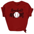 thumbnail image 4 of Lilgiuy Personalized Baseball Mom Shirt - Custom Baseball Mom Shirt with Name and Number for Mothers Day Clearance, 4 of 5