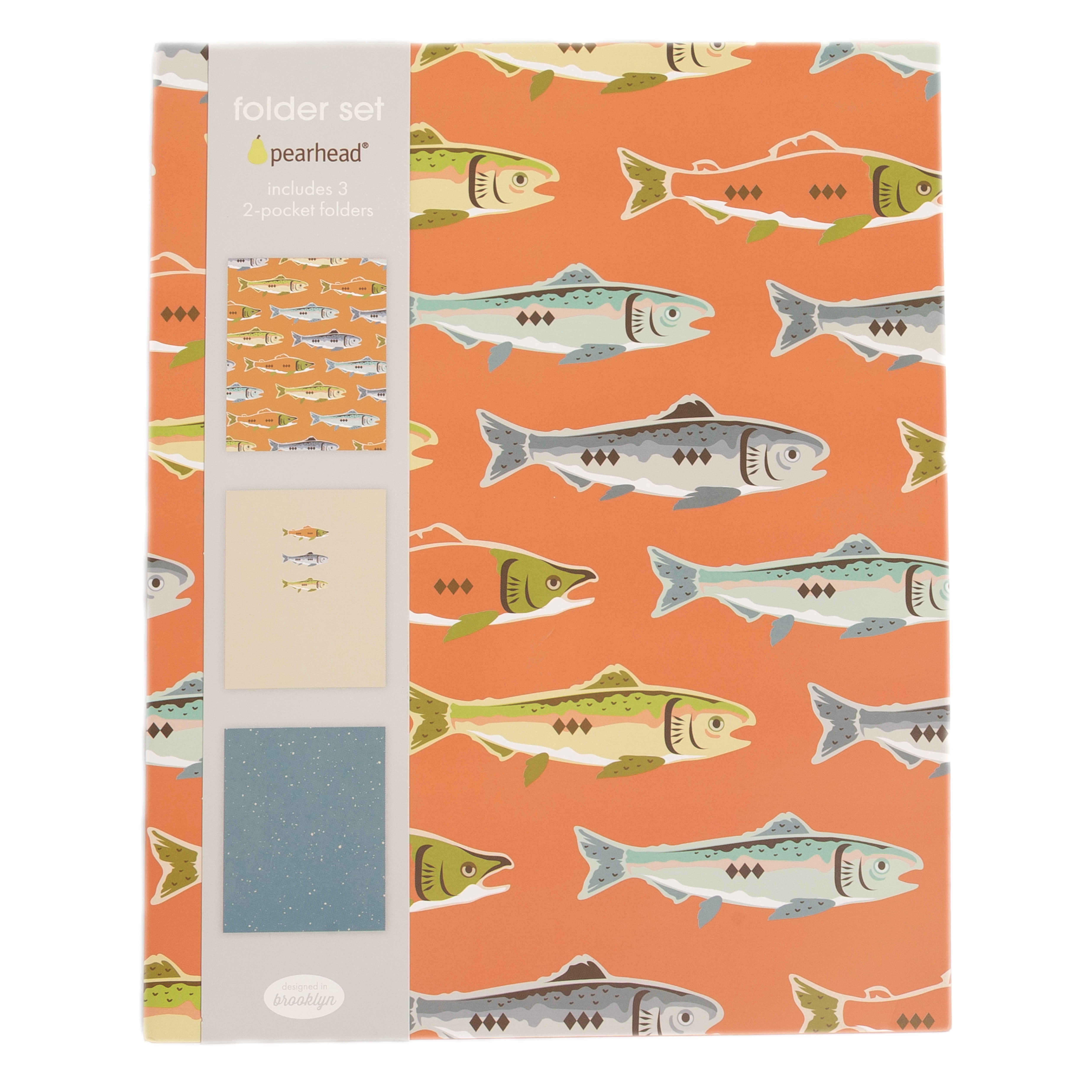 Pearhead Camp & Critter 2 Pocket Folder Set of 3