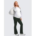 thumbnail image 3 of CRZ YOGA Women Butterluxe Maternity Flare Leggings with Pockets 31 Inches Pants, 3 of 4