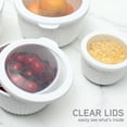 thumbnail image 6 of COOK WITH COLOR Meal Prep Containers Wide Mixing Bowls Food Storage Containers with Lids, Speckled White Deep 8 Pcs, 6 of 6