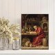 thumbnail image 2 of Qisvanset Orange Tabby Cat Canvas Print 12x16 Inch Bedroom Decor, 2 of 8