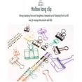 thumbnail image 2 of 12 Pack Double Clip Clips, Wire Clips, Creative Hollow Drawing Clips, Metal Binder Clips, Foldback Paper Clips For Notes Letter Paper Clip Office Supp, 2 of 4
