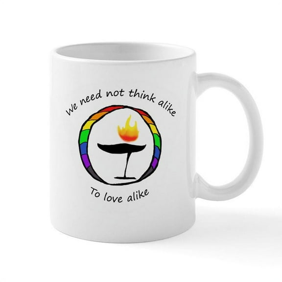 CafePress - Rainbow Chalice Mugs - 11 oz Ceramic Mug - Novelty Coffee Tea Cup