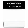 thumbnail image 2 of SSBM White Cast Hand Stretch Wrap 18" x 1000' 1 Rolls 100 Gauge Plastic Opaque Shrink Film for Moving Pallets, 2 of 3