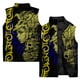 thumbnail image 3 of Chaqueta sin mangas de invierno para hombre, chaqueta con estampado retro 3D, chaleco para deportes al aire libre, chaqueta informal de moda para hombre, cortavientos, 3 of 5