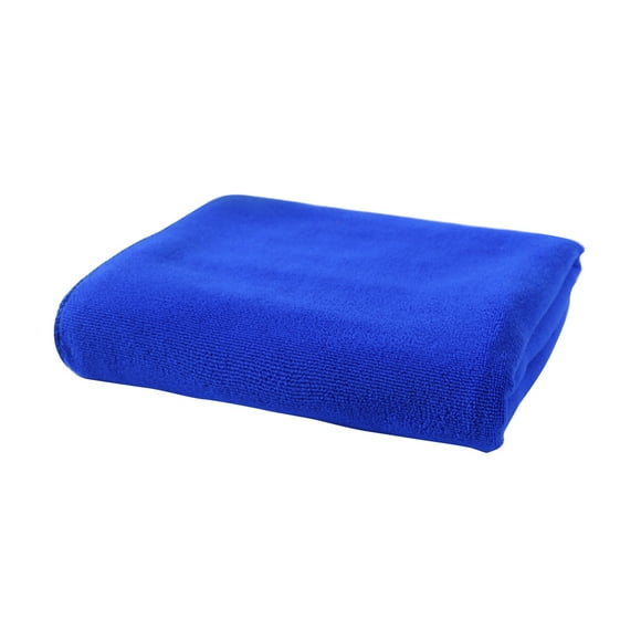 Toallas de microfibra absorbentes de agua Toallita Paño de limpieza multiusos para bañarse Secado de cabello Limpieza facial Limpieza de autos 30x70cm (azul oscuro)