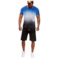 thumbnail image 2 of Vedolay Shorts Tracksuit For Men 2 Piece Outfits for Men Shorts Set Casual Suit Sweatsuit,Blue L, 2 of 5