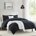 thumbnail image 3 of DODOING King/Queen/Twin Comforter Set, 3 Pieces Bed in a Bag, Down Alternative Bedding Set, Lightweight All Season Down Alternative Bed Comforter Set, 3 of 8
