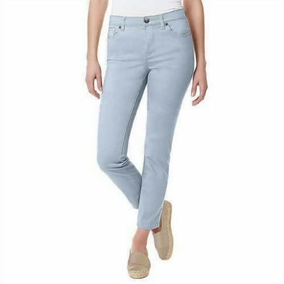 Buffalo David Bitton Ladies’ Ankle Length Skinny Pant (12/32, Light Blue)
