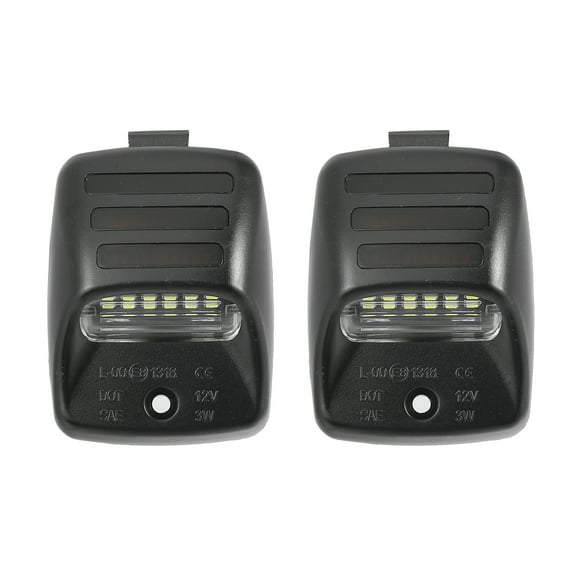 2pcs Car Auto Exterior Number License Plate Light Lamp Red White Light for Toyota Tacoma 2005-2015 Tundra 2000-2013