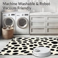 thumbnail image 5 of ODIKA 5'x7' Machine Washable Non-Slip Area Rug, Spotted Cowhide with Natural Hide Design High Traffic Rug, Black, 507986, 5 of 5