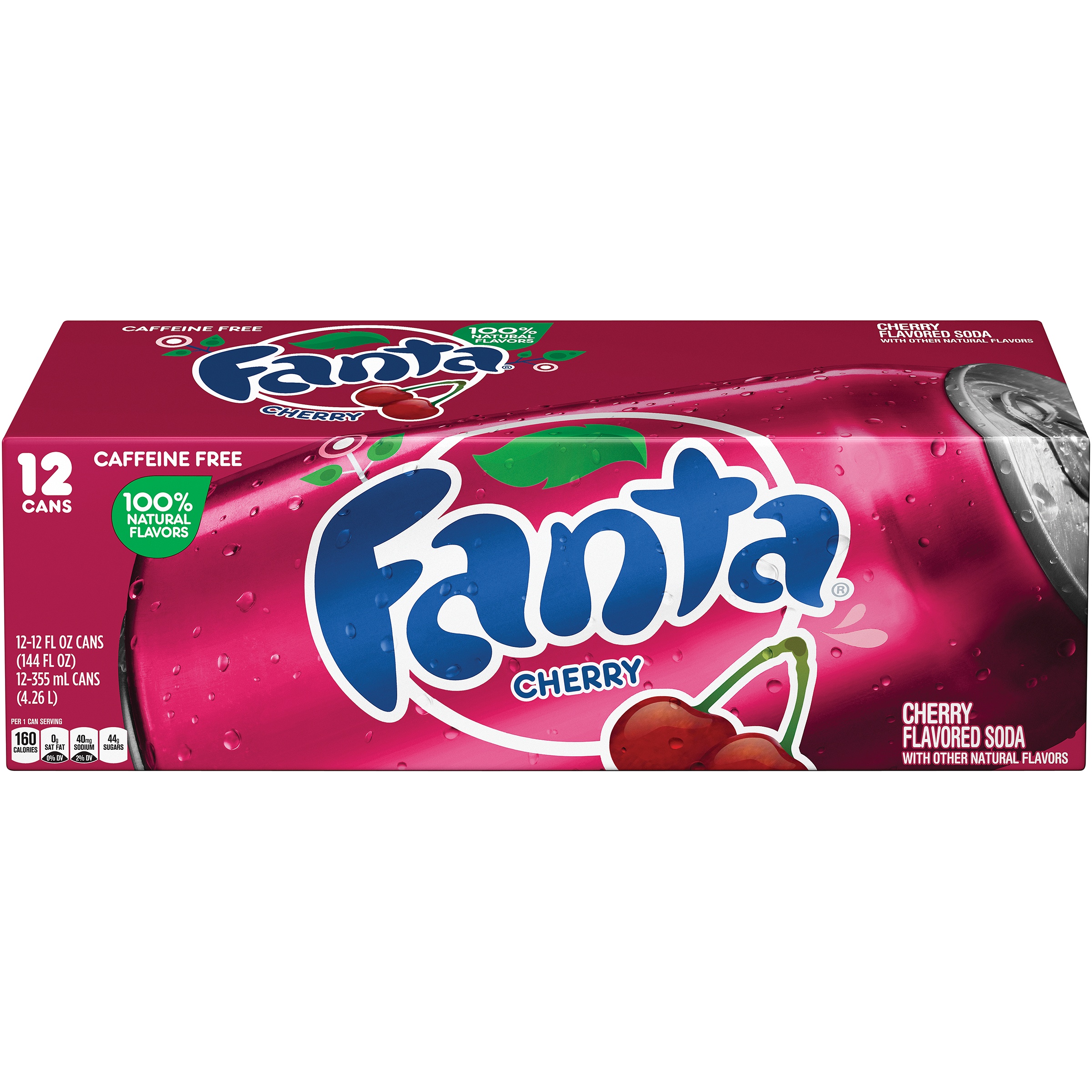 Fanta Cherry Flavored Soda, 12 Fl. Oz., 12 Count - Walmart.com