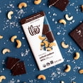 thumbnail image 2 of (Pack of 12), Theo Organic Salted Cashew Dark Chocolate, 3 oz, 2 of 5