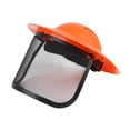 thumbnail image 2 of vortess Chainsaw Face Face Protection Cover Replacement Protection Visor Adjustable for Tangerine Mesh, 2 of 9