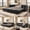 Gray, variant on LLappuil 89" Loveseat Sofa, Pull Out Sofa Bed King Size, Chesterfield Sofa Convertible Sleeper Sofa Bed, Velvet 3-Seater Sofa with Movable Ottoman for Living Room Green