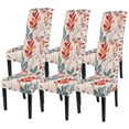 thumbnail image 1 of Set de 6 Fundas para Sillas de Comedor con Patrón Floral, 1 of 7
