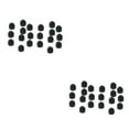 thumbnail image 2 of ZheElen 20PCS/Set M6 Black Plastic Dome Nut for Protection Caps Cover Hexagon Hex Screws Practical Tool No.03 2Set, 2 of 6