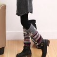 thumbnail image 4 of Kcolen Christmas Gifts Knitted Woolen Fawn Stack Snowflake Socks Thicken Foot Leggings Warmer Pile Christmas Cozy Thermal Calf-Length, 4 of 9