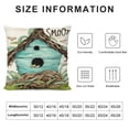 thumbnail image 5 of Spring Pillow Covers White Blue Stripes Truck Throw Pillow Cover s Flower Spring Farmhouse Decorations Cushion Case, 5 of 5