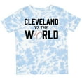 thumbnail image 3 of Inktastic Cleveland Vs. the World with Baseball Boys or Girls Toddler T-Shirt, 3 of 5