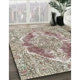 thumbnail image 2 of Ahgly Company Indoor Square Abstract Dark Gold Brown Abstract Area Rugs, 3' Square, 2 of 6